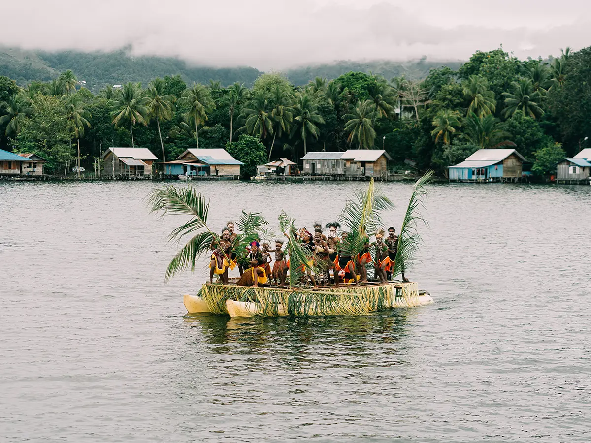 Jayapura → Lake Sentani → Asei Island → Jayapura